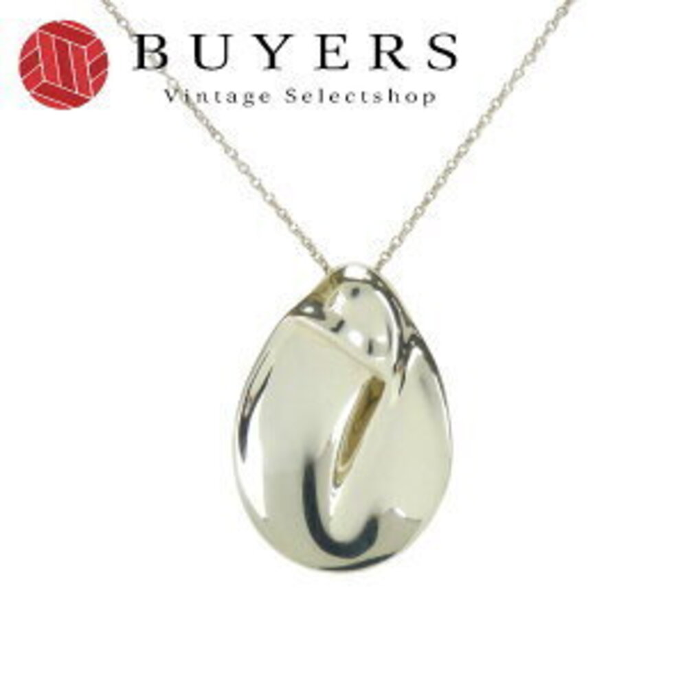 Tiffany Co Madonna Necklace Long Chain Silver Elsa Pendant